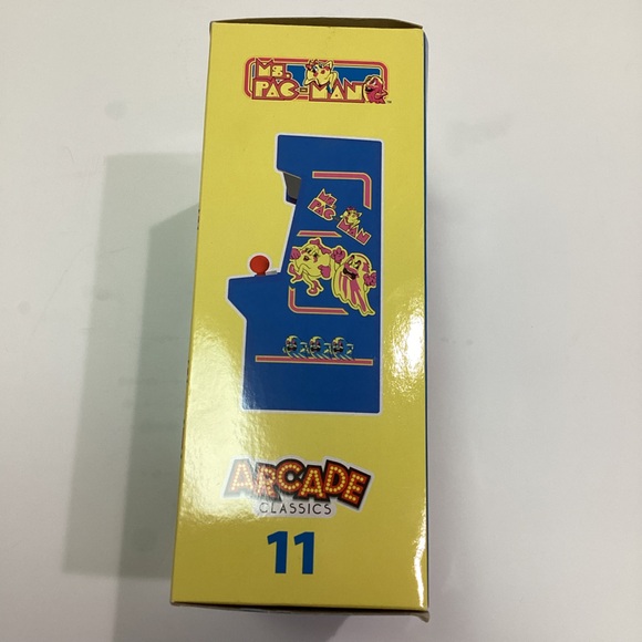 Ms. PAC- MAN Retro Mini Arcade Classics Hand Held Game- New Basic Fun Vintage - Picture 2 of 9